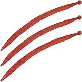 3x Curved Loader Tine 680mm M20 x 1.5 Replacement for Various Kverneland Valpadana Muck Grab