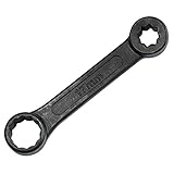 DPTOOL 17mm Engine Motor Mount Socket Wrench Offset 12 Point Design 3/8'' Drive Engine Fixing Screws Wrench Compatible with Mercedes Benz W140 W210 W202 W126 W124 W201 W170