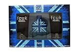 FCUK Rebel Him 100ml EDT Gift Set