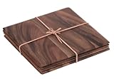 Tuscany Acacia Set of 4 tablemats Brown