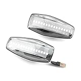 KIFWGIH LED Dynamic Turn Signal Light For Hyundai Flowing Water Indicator LED Side Marker Turn Signal Light For Elantra For Getz Sonata XG For Terracan For Tucson I10 For Coupe(Dynamic Smoked Type)
