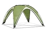 Vango Odyssey Hub Large Event Shelter with 4 Side Doors [Amazon Exclusive], Dome Gazebo for Garden, Camping, Beach, Strong Powerflex Poles, Sun Shelter