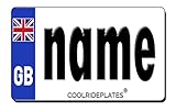 Personalised Rear Number Plate Compatible/Replacement for Little Tikes Ride On Cars