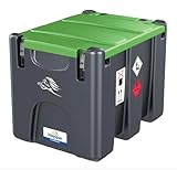 Titan TruckMaster 200 Litre Portable Diesel Tank – 12V Diesel Transfer Pump, Delivery Hose & Lockable Lid – Kingspan Mobile Fuel Storage & Dispensing Tank for On-Site Refuelling – HVO Compatible