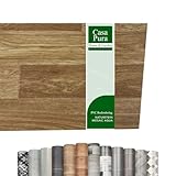 Vinyl Flooring Rolls by The Metre | Wood Effect, Tile Effect, Stone Effect PVC Flooring, Cushion Lino Floor Covering for Kitchen, Bathroom, Living Room (Westwood S02, 100 x 100 cm)