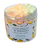 Coconut & Mango Whipped Soap | Body Wash | Shaving Cream | Bubble Bath | Shower Cream | Shower Fluff |