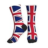 UVBDF British Flag Sports Running Socks For Women Men, Breathable, Soft And Skin Friendly For Gym,Running,Sport