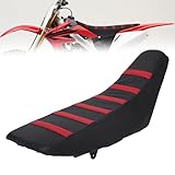 JFG RACING Dirt Bike Seat Cover Universal Motorcycle Seat Cushion for CR50 CR80 CR125 CR250 CRF125 CRF250 CRF450 Motocross Pit bike Enduro-Red