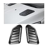 Front Bonnet Vent, for Renault Megane CC Cabrio (EZ) 2010-2016 Car Hood Vent Scoop Kit, Car ABS Decorative Air Flow Intake Scoop Turbo Bonnet Vent Cover Hood,B