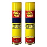 Luxtrous Genuine Clipper Gas - Universal Refill Fluid for Lighters, BBQ, and Cooking - 300ml Capacity - Reliable & Safe Fuel Solution (Pack of 2)