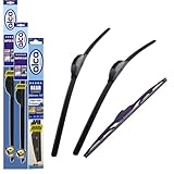 Fits Daihatsu Terios 2006-onwards Set of 3 Windscreen Wiper Blades alca Germany Super Flat Front Rear 21"18"12" ASF2118H12ARC