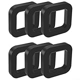 2 Inch Rubber Hitch Receiver Buffer Pad to Reduce Noise and Drag for Trailer Tow Hook and Hitch Ball Carriers (6)
