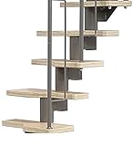 Deluxe Modular Space Saving Stairs with Suits Floor to Upper Floor Heights of up to 2.92m