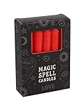 Magic Spell - Love Set of 12 Red Candles 10cm