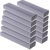 SevenMye 10 Pack Pens Packing Box Empty Pen Gift Box with Translucent Frosted Lid Plastic Pen Case Bulk Empty Pencil Boxes Jewelry Ballpen Box for School Office Anniversary Business Supplies