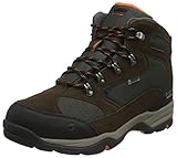 Hi-Tec Men's Storm WP Wide, DK Chocolate/DK Taupe/Burnt Orange, 9 UK