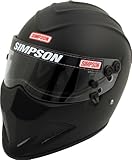 SIMPSON DIAMONDBACK HELMET SNELL SA2015 M6 MSA MATT BLACK XL X-LARGE 62cm 7 3/4 STIG HANS FIA