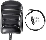 Hokuotolite Passenger Pillion Seat fits for Harley 2016-2022 Sportster Iron 883 XL883N Models,Black