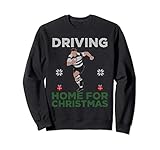 Rugby Drive Rugby Driving Home For Christmas Driving Sweatshirt
