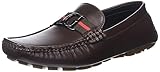 GUESS Men's Askers Loafer, Dark Brown, 11 UK