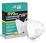 FFP3 Masks Pack of 10 With >99% Filtration Efficiency - Disposable Face Mask UK - Soft And Secure Fit (Packaging may vary)