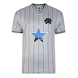 Newcastle United 1984 Away Retro Football Shirt Grey Large Polyester