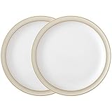 Denby 16048804 Linen 2 Piece Medium Plate Set