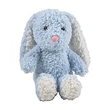 Eurowrap 8" Plush Blue Bunny Rabbit Teddy Bear Toy - Blue - Soft Plush Toy - Perfect for Children, Gifts, Birthdays, Easter, for Kids