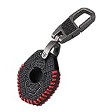 Happyit Carbon Fiber Style Leather Car Key Cover Cases keychain Compatible with bmw X3 X5 Z3 Z4 3 5 7 Series E38 E39 E46 E83 2 Buttons