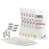 ABC Balancing Beads DIYD-8 - for Dually Pick Up Truck - Kit Contains 6 x 8oz Bags (48oz) of ABC Balancing Beads, 6 Valve Cores, 6 ABC Valve Caps