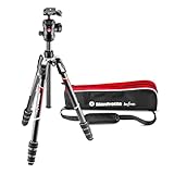 Manfrotto Befree Advanced GT PRO Camera Tripod Kit, Travel Tripod with Ball Head, Portable & Compact, Professional Carbon Camera Support for DSLR, Reflex, Mirrorless, Photo Accessories, MKBFRTC4GT-BH