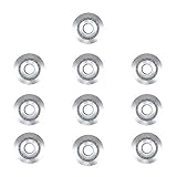 MiniSun | 15mm White LED Round Decking/Kitchen Plinth Lights Kit | Outdoor Lightning, Home Décor & Improvement Essential | Pack of 10
