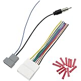 Jayubien 20Pin Wiring Harness for Nissan Radio Wire Antenna Adapter Kit, Compatible with Altima Versa Sentra Frontier Xterra Titan Leaf Juke Pathfinder Rogue Subaru Car Stereo Connector