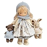 RVTKAk Kawaii Handmade Plushies - Cute Baby Dolls & Stuffed Animals for Girls - Birthday Gift for Kids