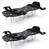 Trintion Lawn Aerator Shoes Garden Grass Aerator Spiked Sandals with 26 Spikes and Adjustable Straps Lawn Scarifier for Effectively Aerating Lawn Soil