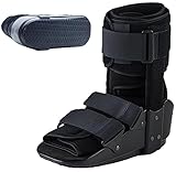 BODYTONIX Walker Fracture Boot - Short and Compact Ankle Support Boot Brace for Sprained Ankle, Post-Op Recovery and Fractures | Right or Left Foot (Medium - UK 6-8)