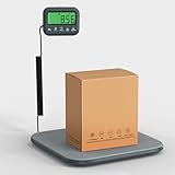 UNIWEIGH Digital Shipping Scale,440lb/0.35oz High Precision Postal Scales with Hold/Tare/Count,Commercial Parcel Weighing Scales for Small Business/Packages/Warehouse/Industrial/Luggage/Postage