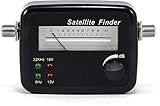 Satellite Pointer with Level Scale – Display by Needle Measuring Instrument – HD Compatible – for Positioning Satellite Antennas Installations
