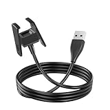 TwinkleHom 3.3Ft Charger for Fitbit Charge 2, Replacement USB Smartwatch Charging Cable Compatible with Fitbit Charge 2 UK Fitness Tracker (100cm, Black)