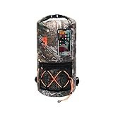 geckobrands Hydroner 20L Waterproof Backpack – Lightweight Packable Dry Bag, Realtree Edge Camo, Realtree Edge Camo