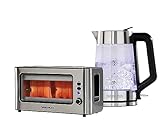 Daewoo Glass Toaster & Kettle