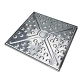 MCD Company Ltd Manhole Cover 600mm x 600mm 10 Tonne All Steel Solid Top Lid (Overall Size 640mm x 640mm x 25mm)