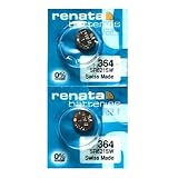 Renata 364 SR621SW Silver Oxide Watch Battery 1.55V (2 Pack)