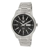 Seiko 5 Mens Analogue Automatic Watch with Stainless Steel Bracelet SNKM87K1