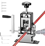 Cable Stripper Machine,Wire Stripper Machine for 1-25mm Cable Recycling,Dual-Design Operation,Hand Crank or Drill Powered Wire Stripper Can be Fixed or Removed Cable Stripper