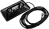 HQRP Multi-purpose 2-Button Guitar Amp Footswitch compatible with Peavey 03022910 03008010 03330850 Replacement fits TransTube Bandit DeltaBlues Supreme Head Ecoustic 112 Mark VIII amps