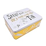 Bright Side Modern Minimalist Storage Tin (75mm x 155mm x 205mm) - For Small Miscellaneous Items