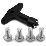 ROBUST Alloy Wheel Centre Cap Screws Bolts Key for Renault Kangoo Mk1 Espace Mk4 Megane Mk1/2 Scenic Clio Mk2/3 Laguna Modus Twingo Dacia Logan Sandero 7700422600