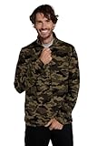 Mountain Warehouse Camber II Mens Half-Zip Fleece - Lightweight & Quick Dry Microfleece - Autumn, Winter, Outdoors Camouflage 4XL
