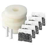 Pisces 5 Pack Refill Service Kit Compatible with biOrb Aquariums and Tanks - Filter Media & Airstone